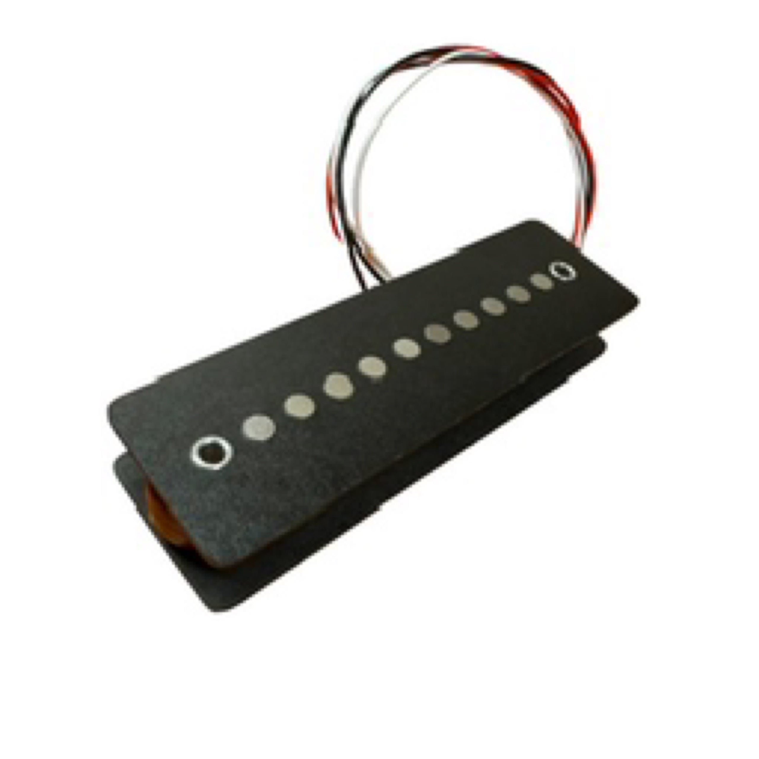 Pedal steel guitar pickups top